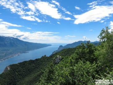 Veduta Lago di Garda dalla Cima Nara